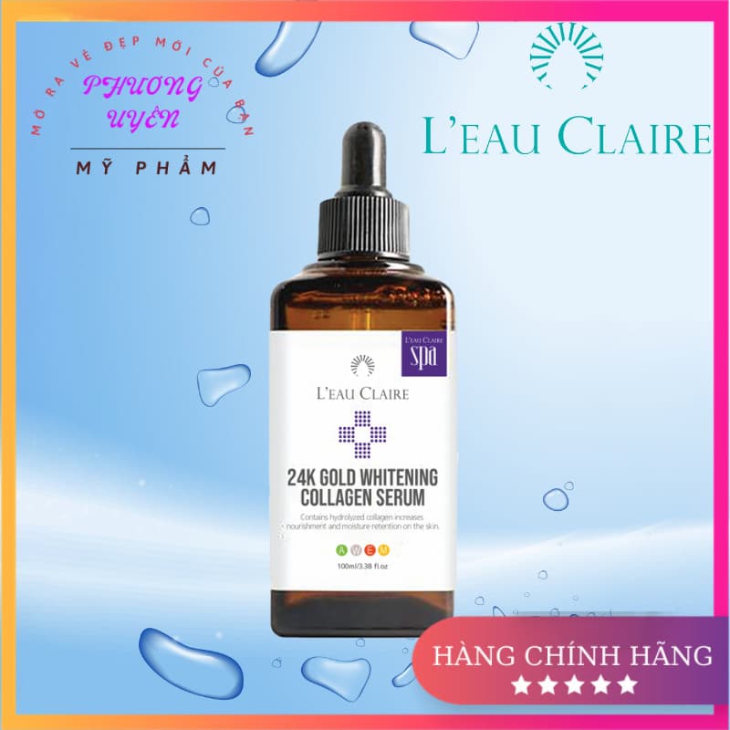 Serum Trắng Da Trẻ Hóa Collagen Vàng 24k – 24K Gold Whitening Collagen Serum – 100ml