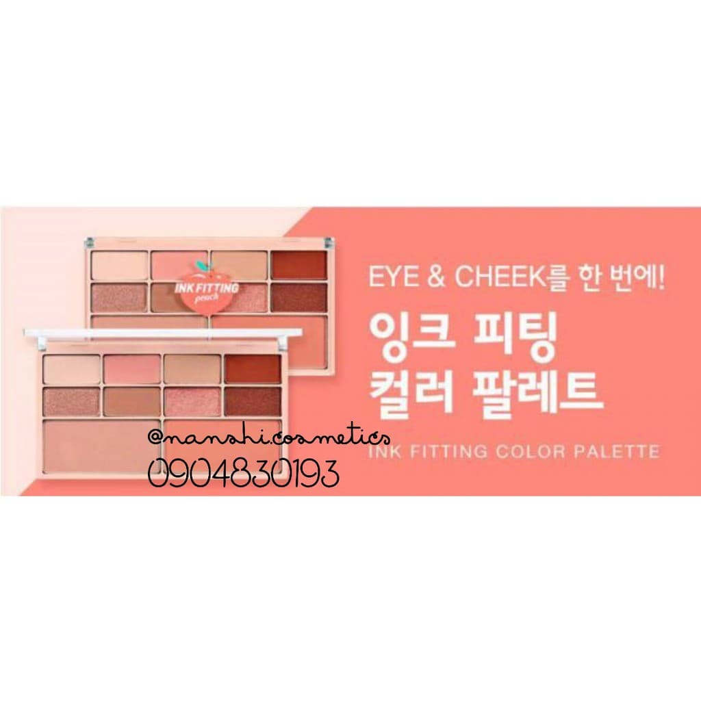 BẢNG PHẤN MẮT VÀ MÁ HỒNG PERIPERA INK FITTING COLOR PALETTE
