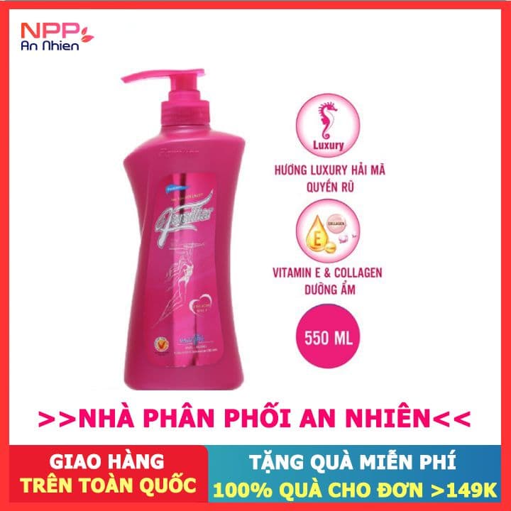 Sữa Tắm giúp phục hồi dưỡng da sáng Familiar Collagen 550ml- NPP AN NHIÊN