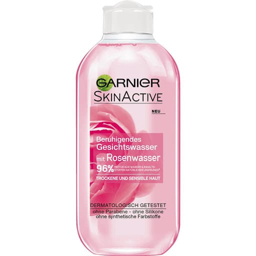 Nước hoa hồng GARNIER Skin Active Rosenwasser 200ml (Cho da khô và nhạy cảm) - Đức