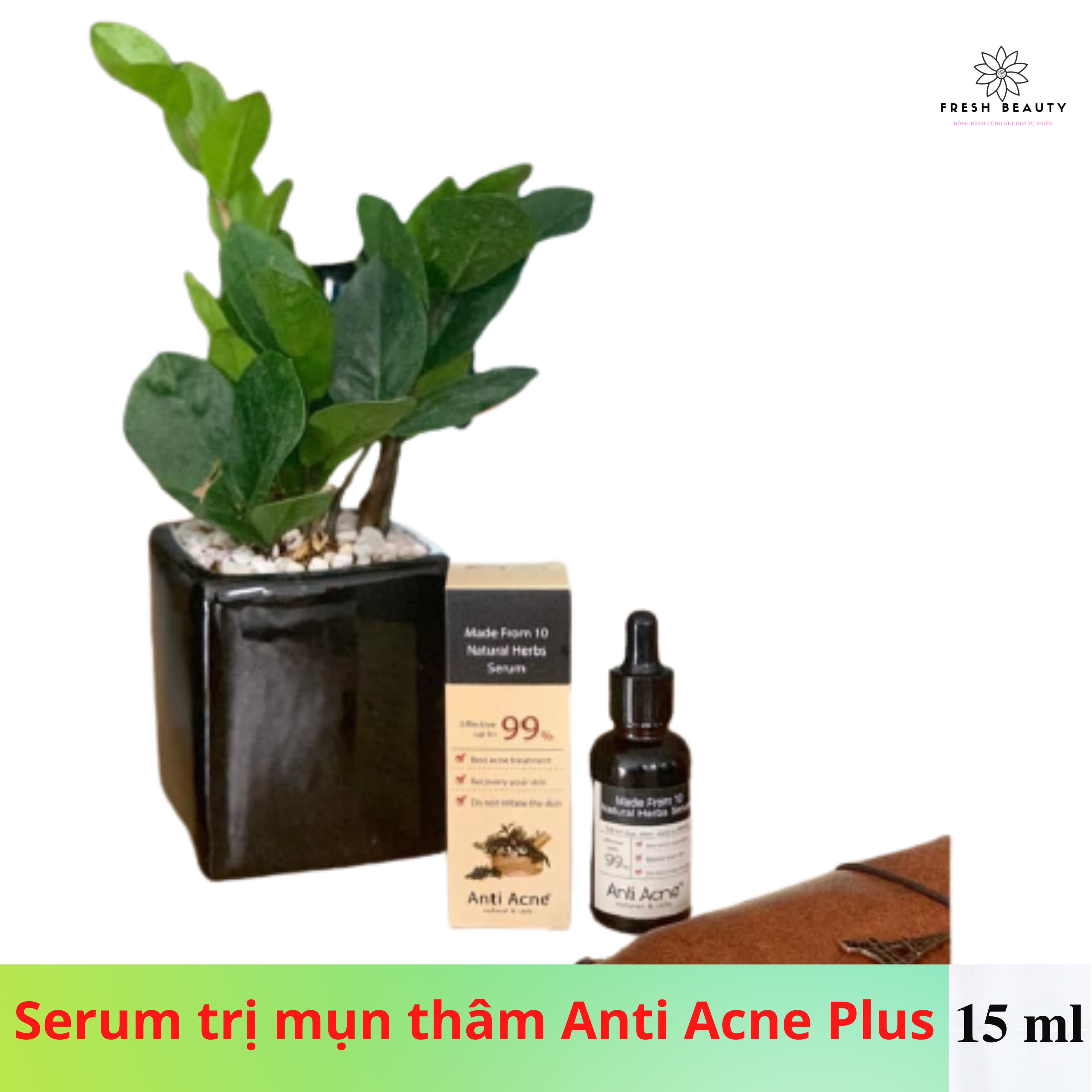 Serum trị mụn thâm Giúp da trắng hồng sau 30 ngày AntiAcne - Lọ 15ml
