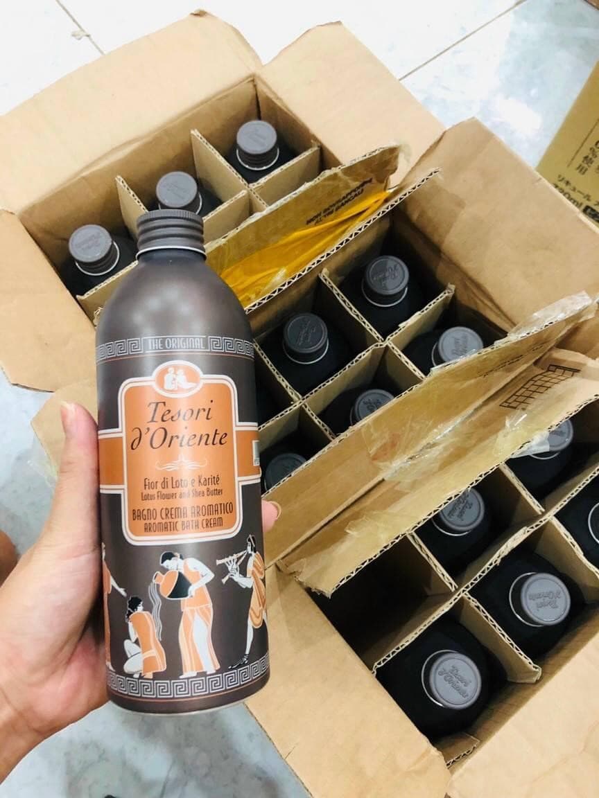 Sữa tắm xích trắng da hương nước hoa 500ml- Tesori D’Oriente Cao cấp Italia | Hàng Chính Hãng