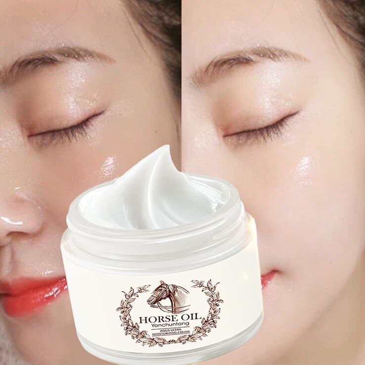 Kem dưỡng trắng da mỡ ngựa thu nhỏ lỗ chân lông giúp da trắng sáng mịn màng cải thiện độ đàn hồi của da kem dưỡng trắng da chống khô da tay mùa thu đông kem dưỡng da cải thiện tình trạng nứt nẻ của gót chân bàn chân tay.