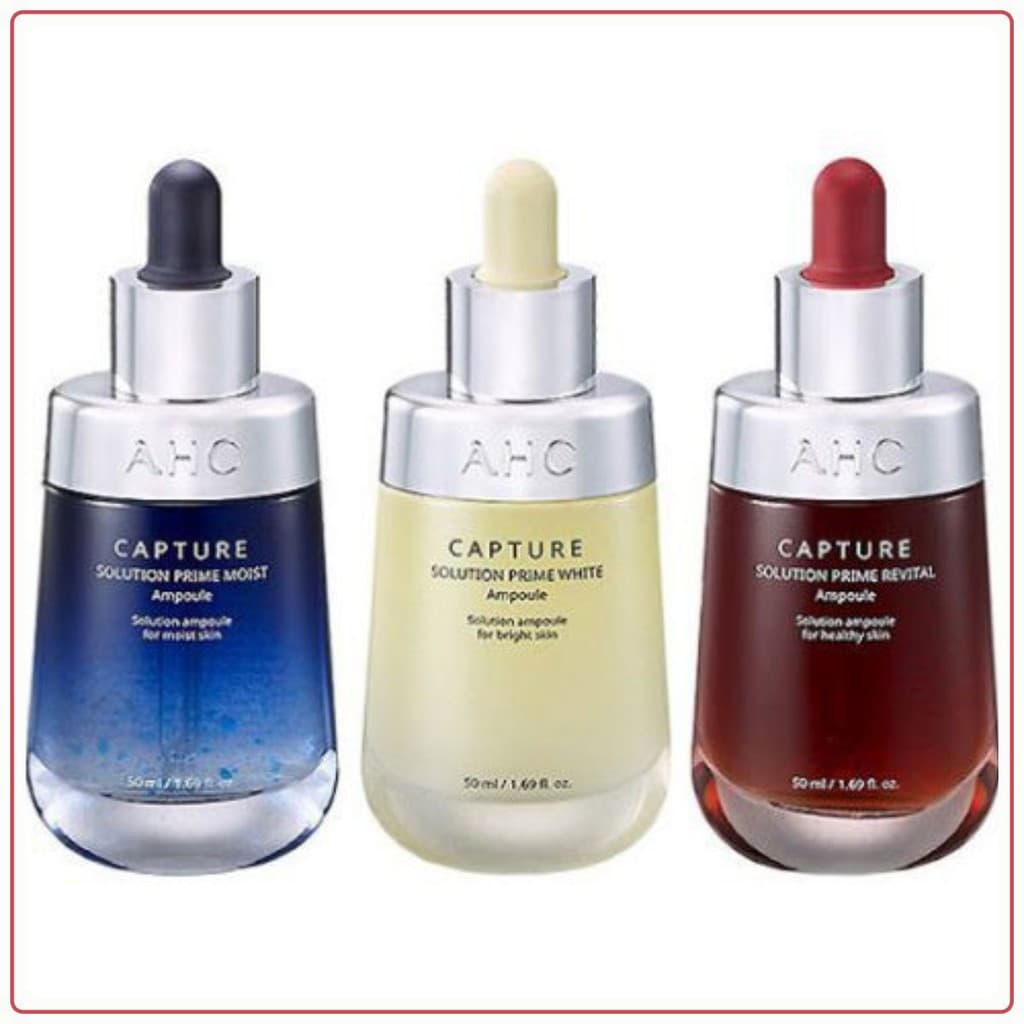 TINH CHẤT DƯỠNG ẨM -TRẮNG DA -SERUM AHC AMPOULE CAPTURE SOLUTION MAX AMPOULE(MẪU IS2020) Màu Xanh Lá- Dành Cho da Mụn Frorence86 Store
