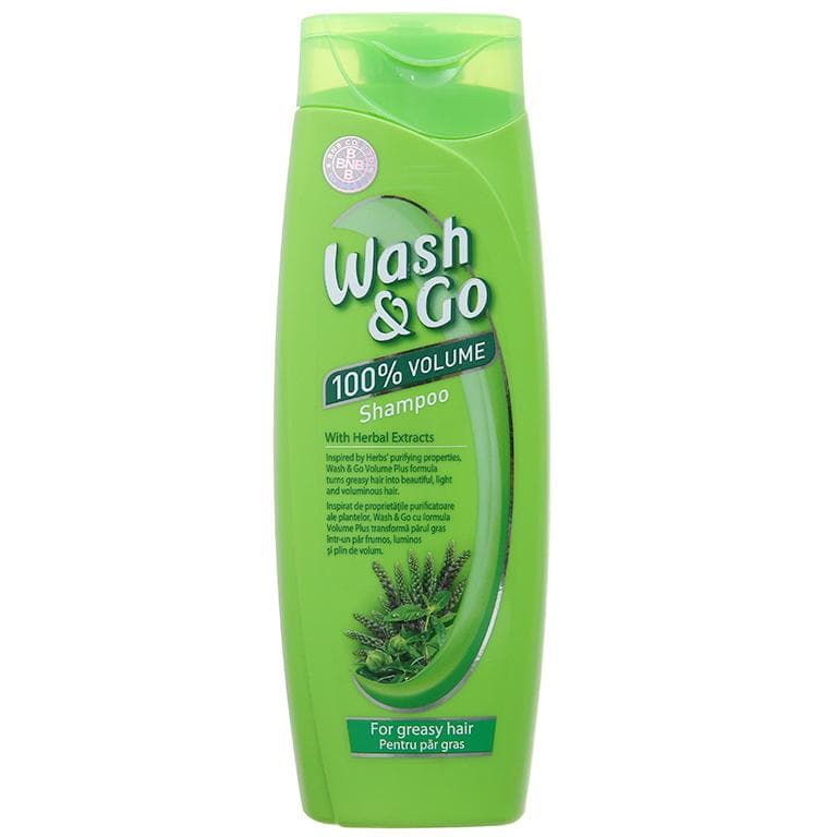 Dầu gội loại bỏ bã nhờn Wash&Go Shampoo Herbal Extracts 400ml