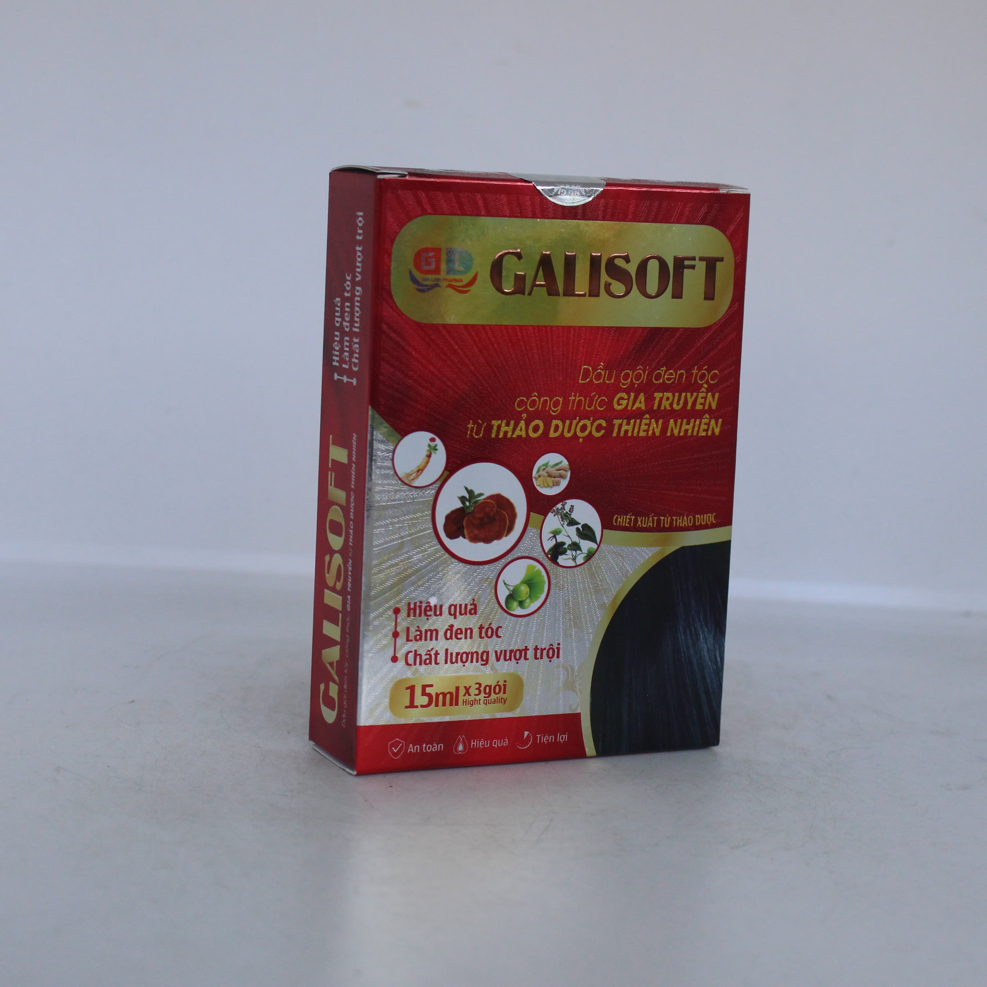 Dầu gội đen tóc thảo dược công thức gia truyền GALISOFT