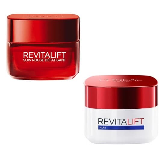 Bộ kem dưỡng săn chắc da ngày và đêm Loreal Revitalift 2x50ml - Pháp