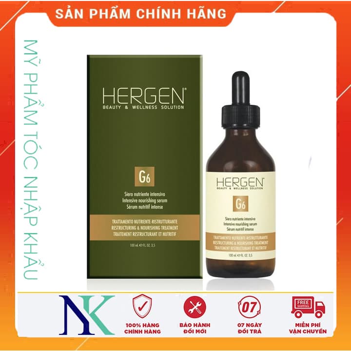 Huyết Thanh Tái Tạo Và Nuôi Dưỡng Tóc Bes G6 Nourishing Serum 100Ml