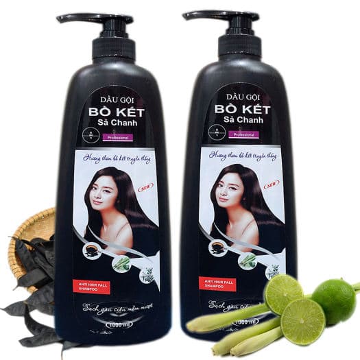 Combo 2 Chai Dầu Gội Bồ Kết Sả Chanh - 1000ml - (Date: 36 tháng)