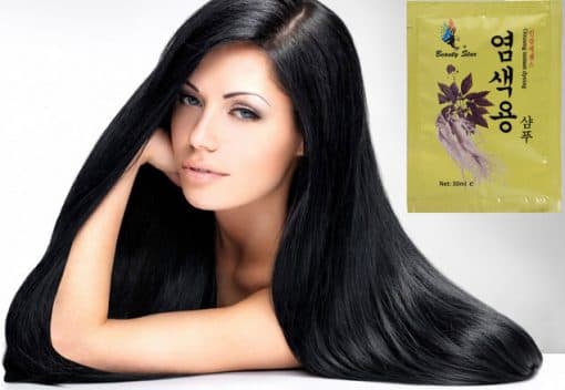 Dầu gội đen tóc thảo dược Beauty Star Hàn Quốc (HỘP 2 GÓI)