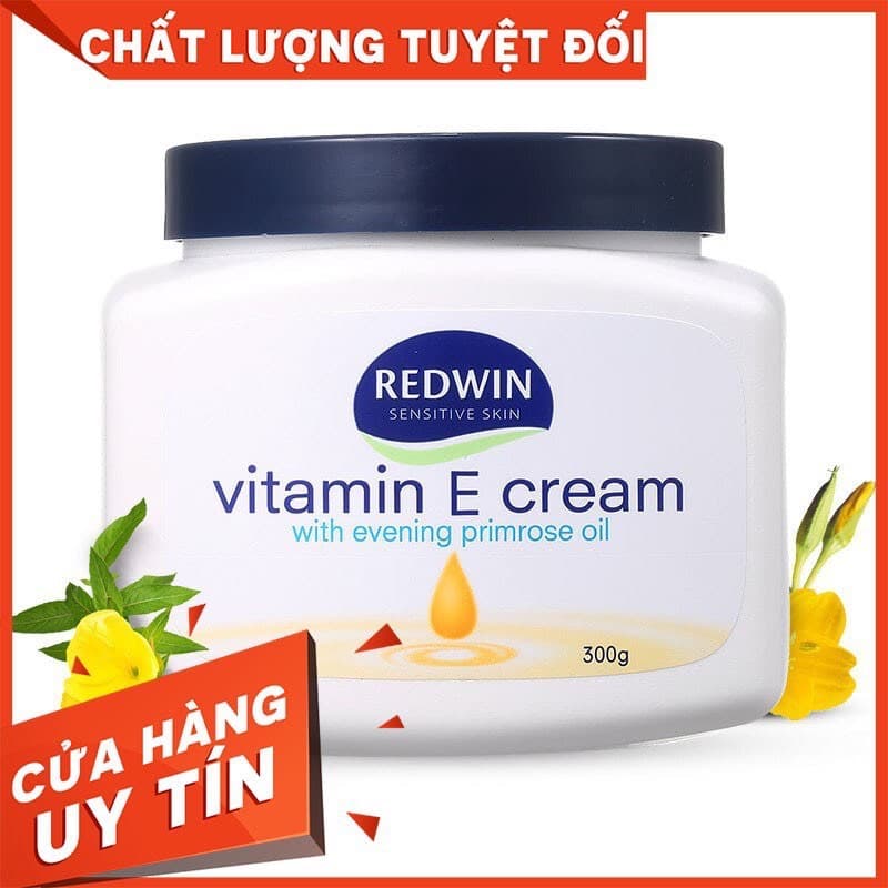 Kem dưỡng ẩm Redwin Vitamin E Cream chống nứt nẻ kho da tái tạo da sản phẩm không thể thiếu cho mùa khô hanh