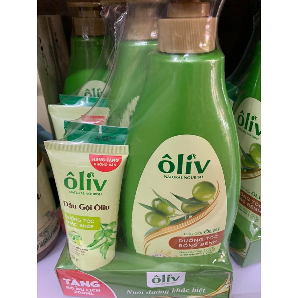 Dầu gội dưỡng tóc chắc khỏe ÔLIV 650ML TẶNG THÊM Tuýp 100ml