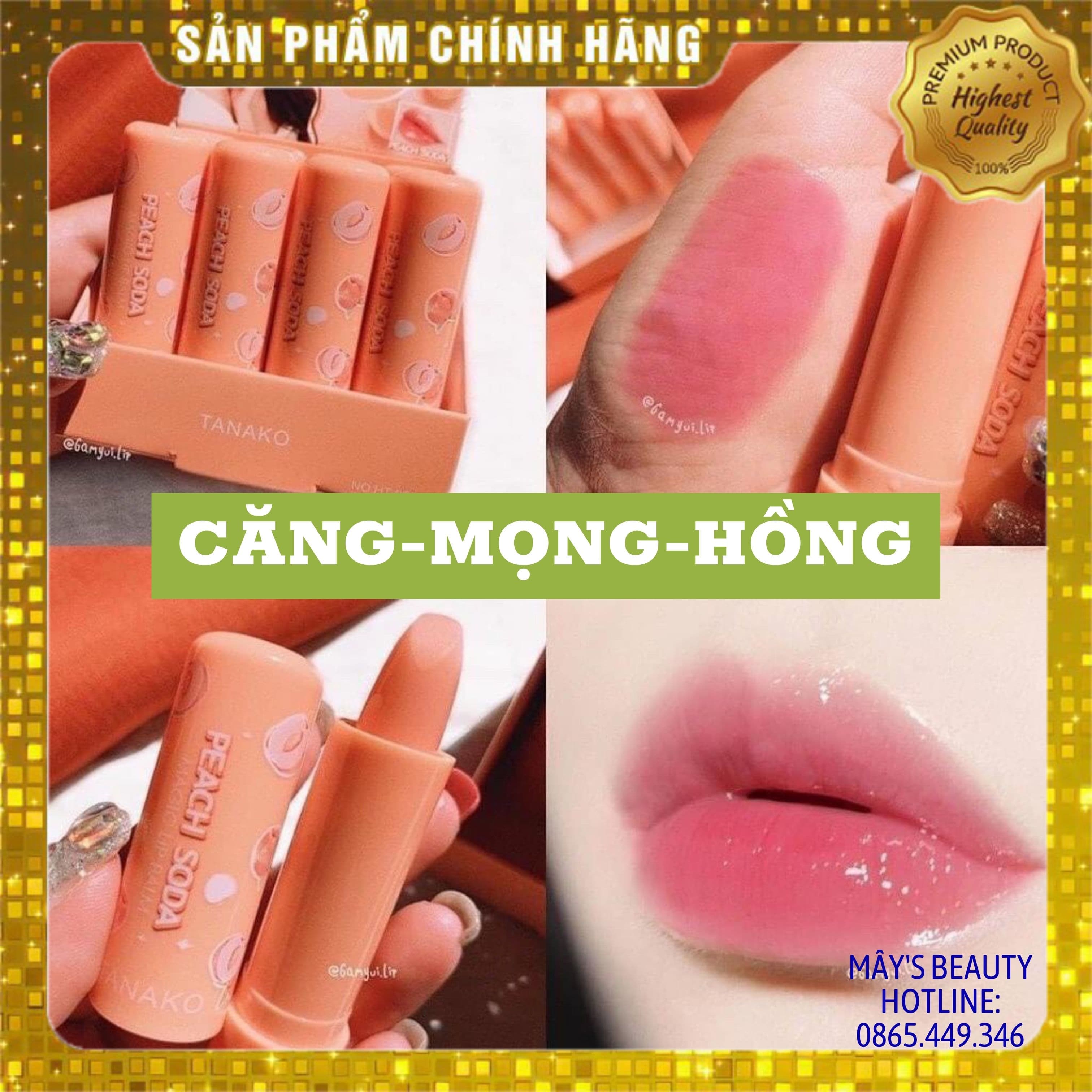 Son Dưỡng Môi Trái Đào Peach Soda
