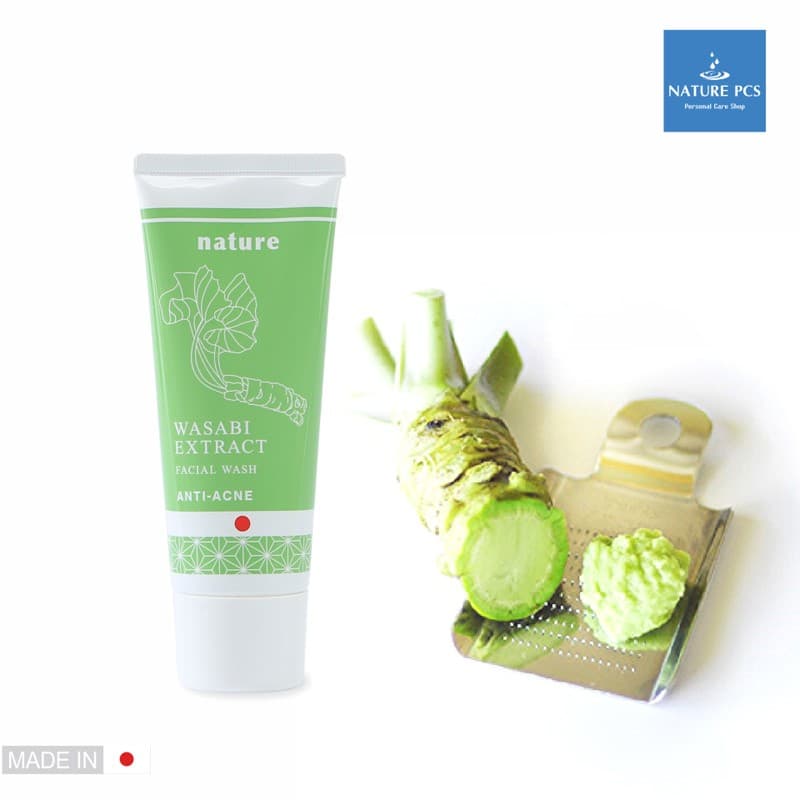Sữa rửa mặt dành cho da mụn Naris Wasabi Extract Facial Wash 100g