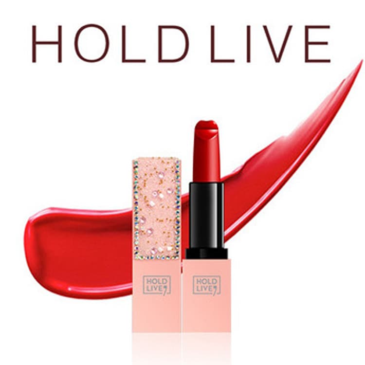 Son Thỏi HOLD LIVE Drill Girl Lipstick Vỏ Hồng Đính Đá P33
