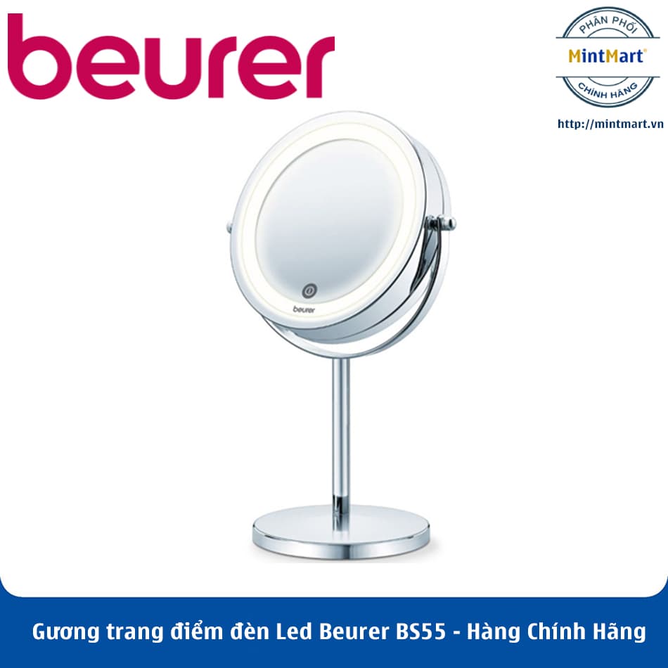 Gương trang điểm đèn Led Beurer BS55 - Hàng Chính Hãng