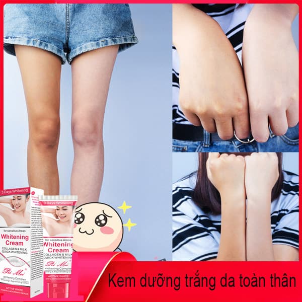 Kem dưỡng trắng da giảm thâm nách kem làm sáng da cấp ẩm dành cho body cho kem dưỡng ẩm làm sáng da cho cả cơ thể dùng cho vùng da sạm màu và vùng kín