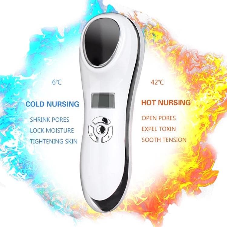 Máy chăm sóc da nóng lạnh rung 3in1