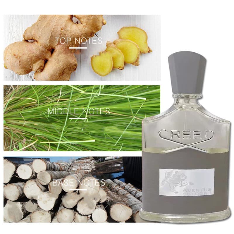 CREED Nước hoa Aventus nam Cologne mới Bao bì màu xám 100ml