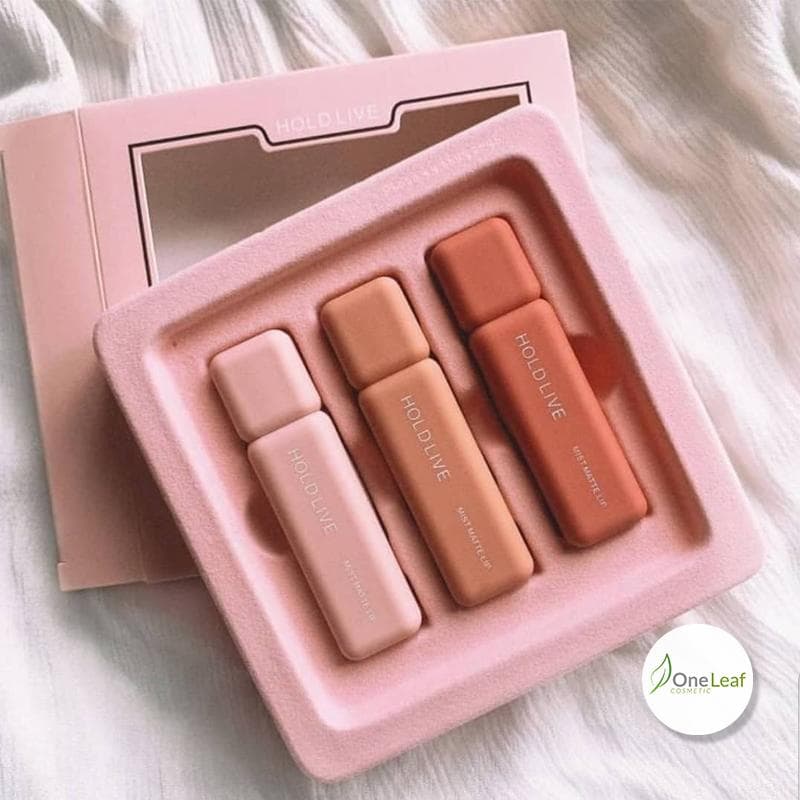 HOLD LIVE - Set 3 cây son kem Holdlive Wonderfull Colorlip Mist Matte Lip OL233