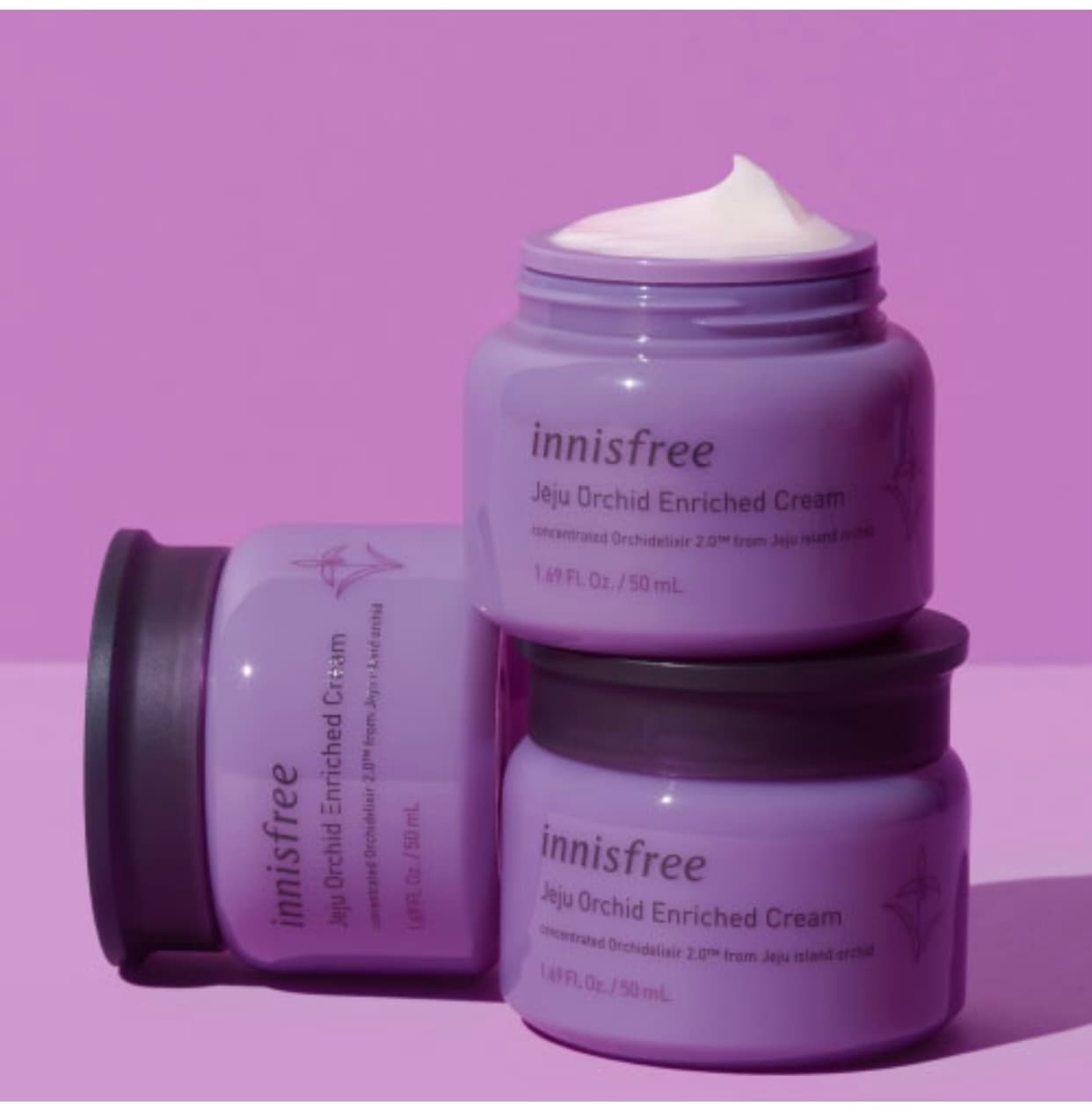 Kem Dưỡng Da Chống Lão Hoá innifree Jeju Orchid Enriched Cream 50ml