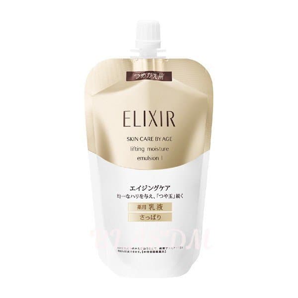 Sữa dưỡng săn chắc da chống lão hóa Shiseido ELIXIR Lifting Moisture Emulsion I (110mL) - (Túi thay thế)