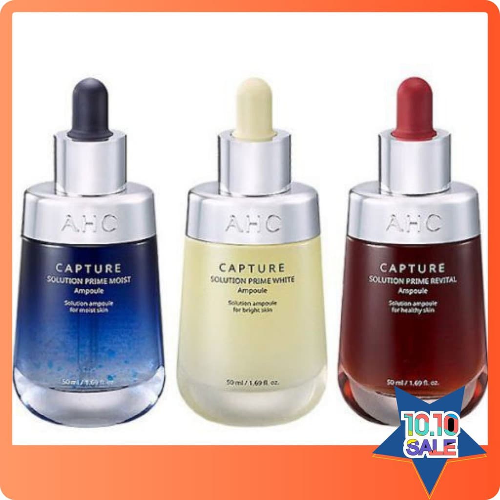 Tinh Chất Dưỡng Ẩm -Trắng Da -Serum Ahc Ampoule Capture Solution Max Ampoule(Mẫu Is2020) | Đỏ