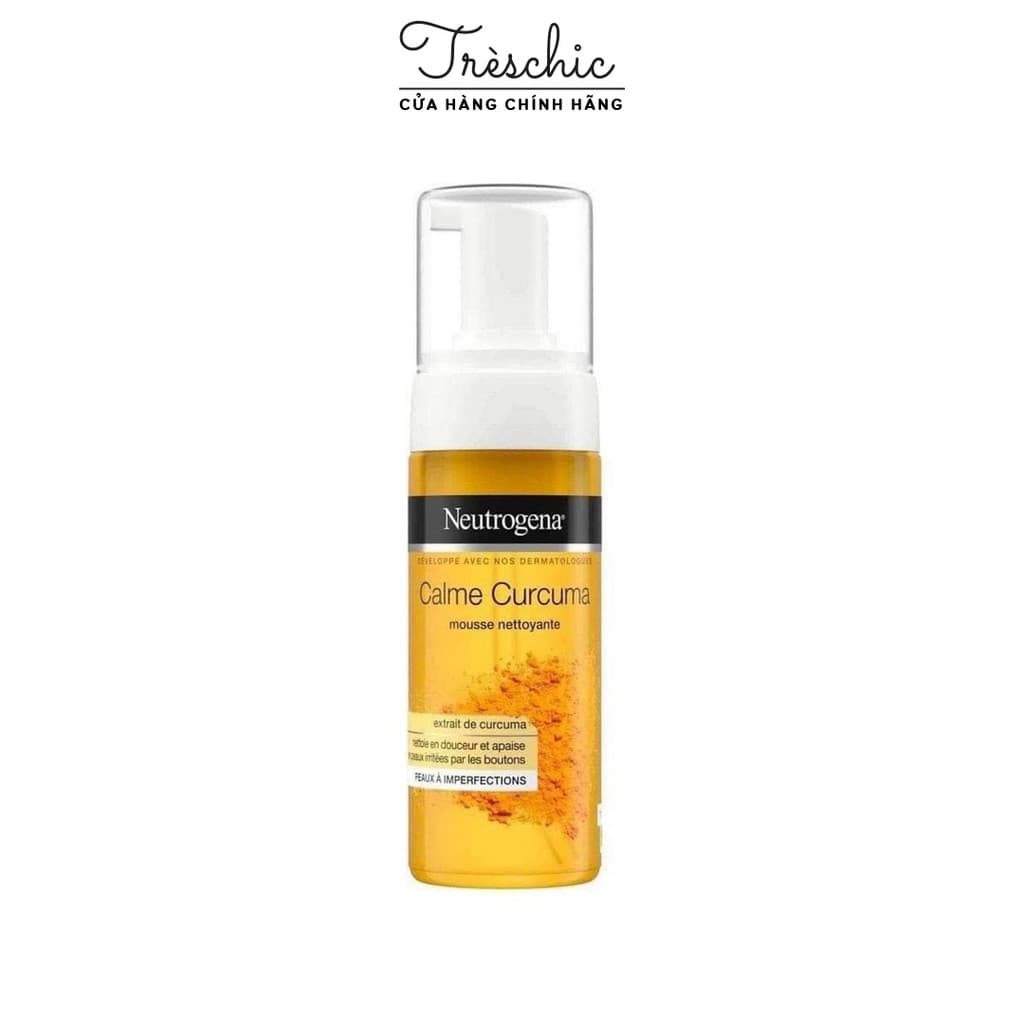 Sữa Rửa Mặt Tạo Bọt Tinh Chất Nghệ Neutrogena Calme Curcuma 150ml