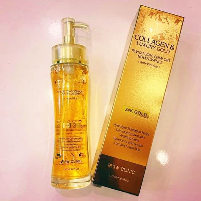 Serum vàng 24k tái tạo da 3w Collagen Luxury Gold Clinic Hàn Quốc 150ml