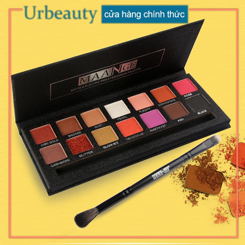 【Urbeauty Mall】MAANGE Bảng phấn mắt 14 ô MAANGE Mini Eyeshadow Palette
