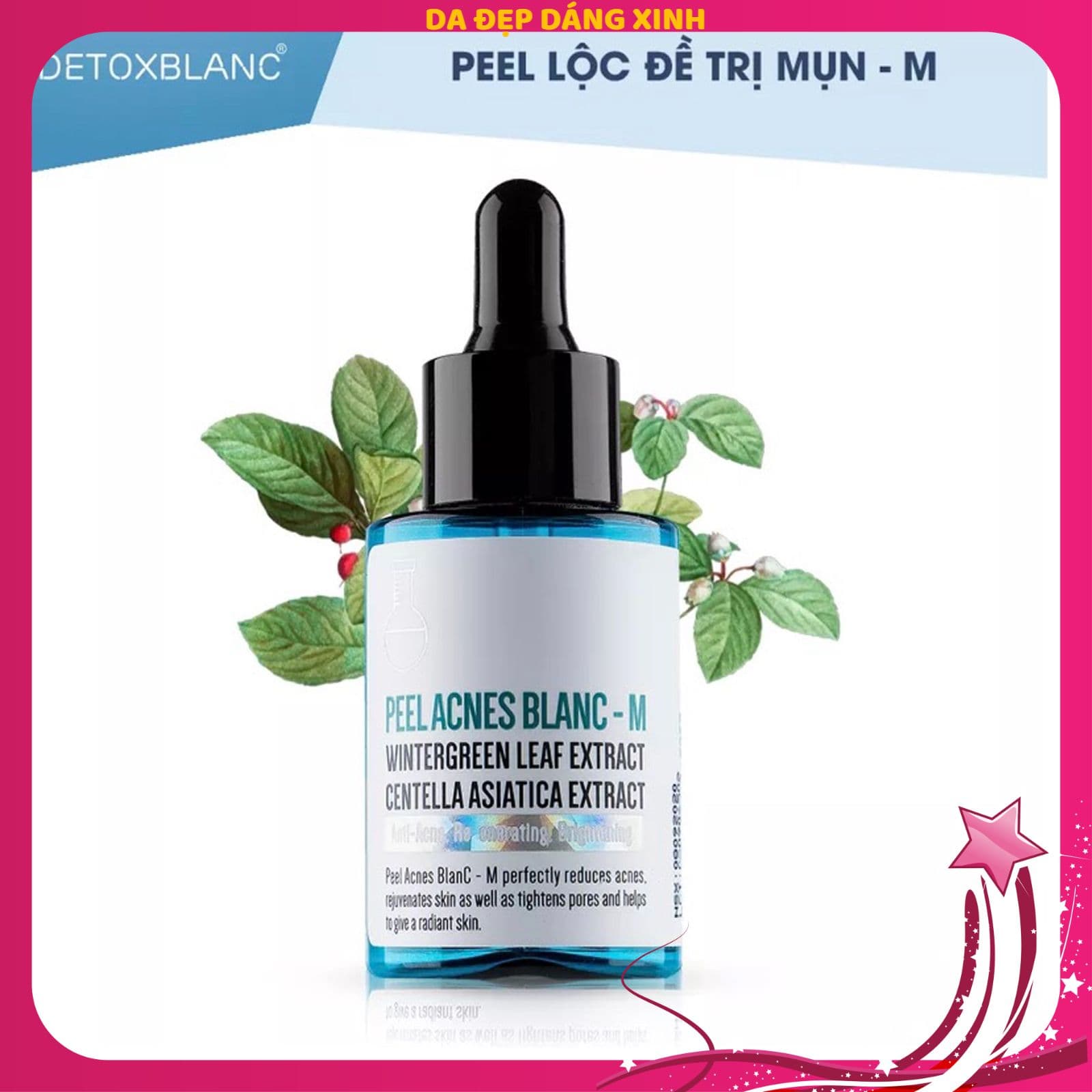 Serum ngừa mụngiảm thâm và phục hồi da Detox Blanc-PEEL ACNES BLANC - M