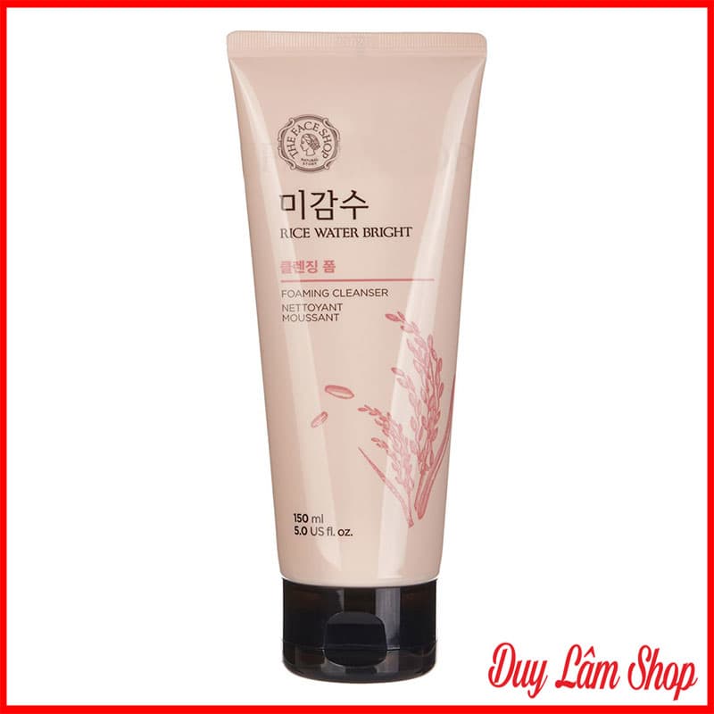 Sữa rửa mặt gạo hồng Rice water bright 150ml – The Face Shop