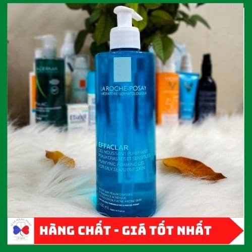 Sữa Rửa Mặt Tạo Bọt La Roche-Posay Effaclar Cho Da Dầu Nhạy Cảm 400ml