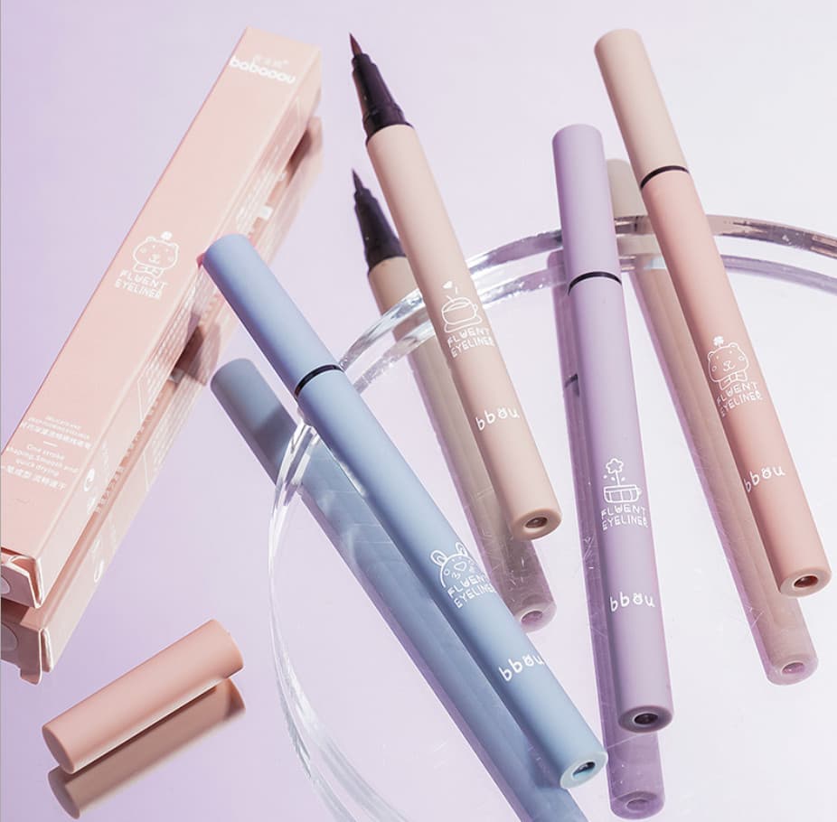 Kẻ Mắt Bút BABAOOU B5009 Pastel FLUENT EYELINER Đủ Màu Auth Nội Địa