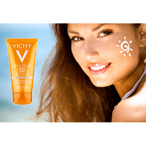 KEM CHỐNG NẮNG VICHY NỘI ĐỊA PHÁP CHÍNH HÃNG - vật lý chống tia UV dưỡng trắng mọi loại da mẫu cũ