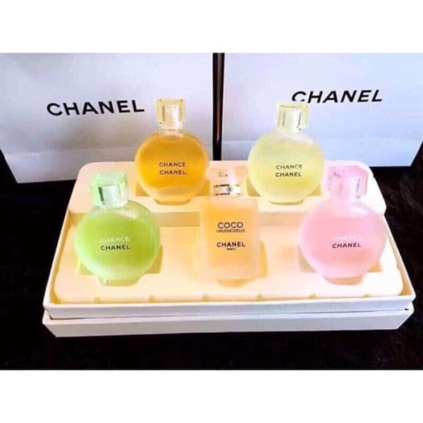 Set 5 Lọ Nước Hoa Mini hồng THÁI LAN