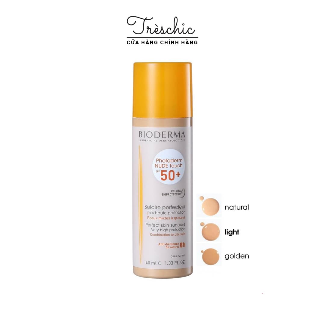 Kem Chống Nắng Bioderma Photoderm Nude Touch Spf 50+ (40Ml)