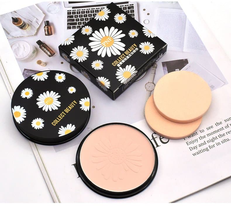 Phấn Nền Trang Điểm HOA CÚC 3471 makeup powder kiềm dầu che khuyết điểm lâu trôi mềm mịn tự nhiên kiềm dầu nội địa chính hãng sỉ rẻ