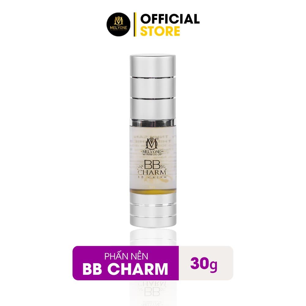 Kem Nền Trang Điểm BB CHARM (3in1) Siêu Mịn Lâu Trôi Chiết Xuất Từ Rau Má Và Hoa Cúc La Mã - Mỹ Phẩm Cao Cấp MELYONE