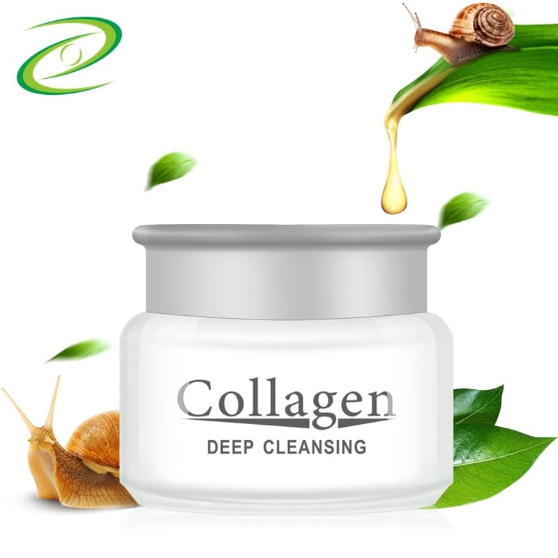 Kem Mặt dưỡng da ốc sên Collagen Snail Deep Cleansing Whitening Cream 80gr