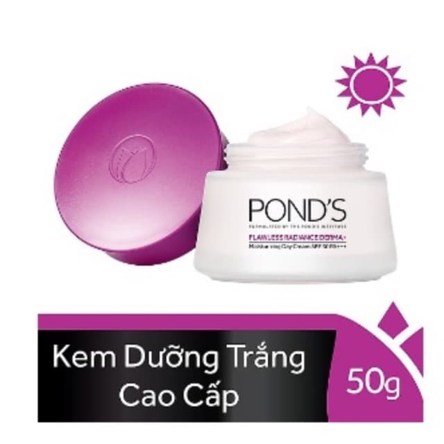Kem Dưỡng Da Ban Ngày Ponds Flawless Radiance Derma trắng hồng rạng rỡ 30g