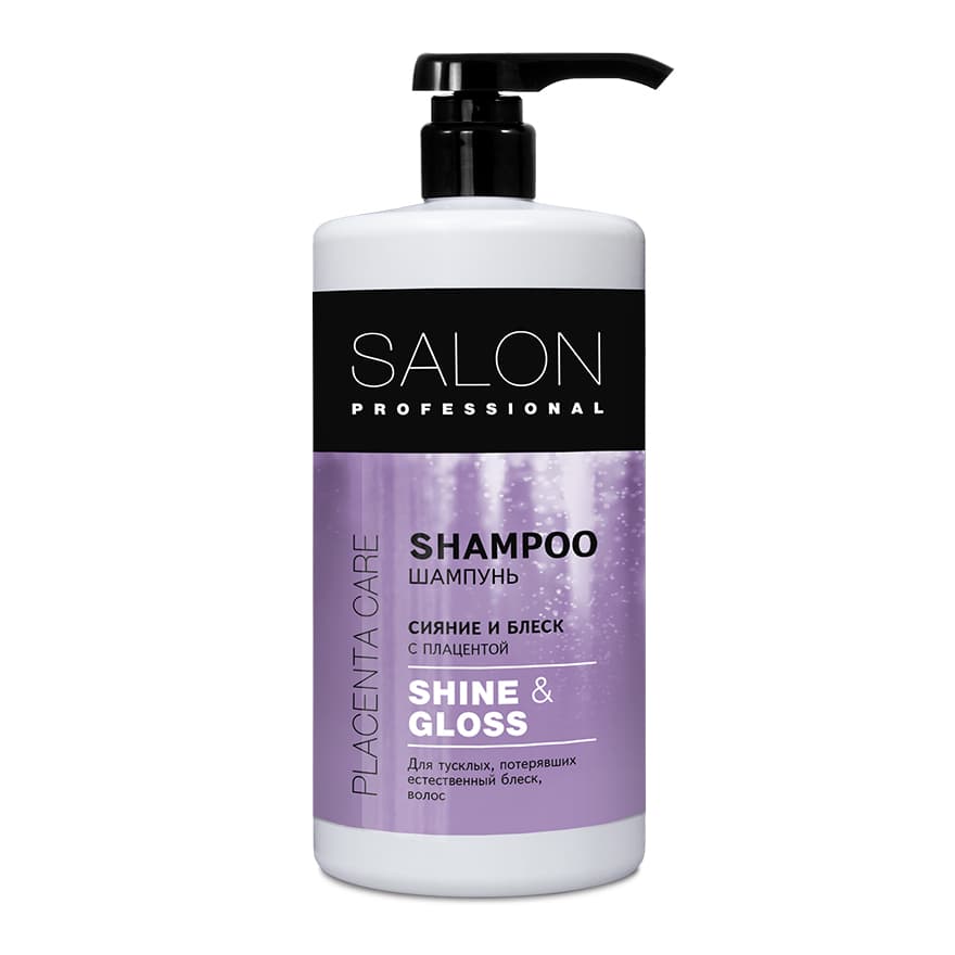 Dầu gội SHINE&GLOSS hãng Salon Professional phục hồi tóc hư tổn do hóa chất 1000 ml