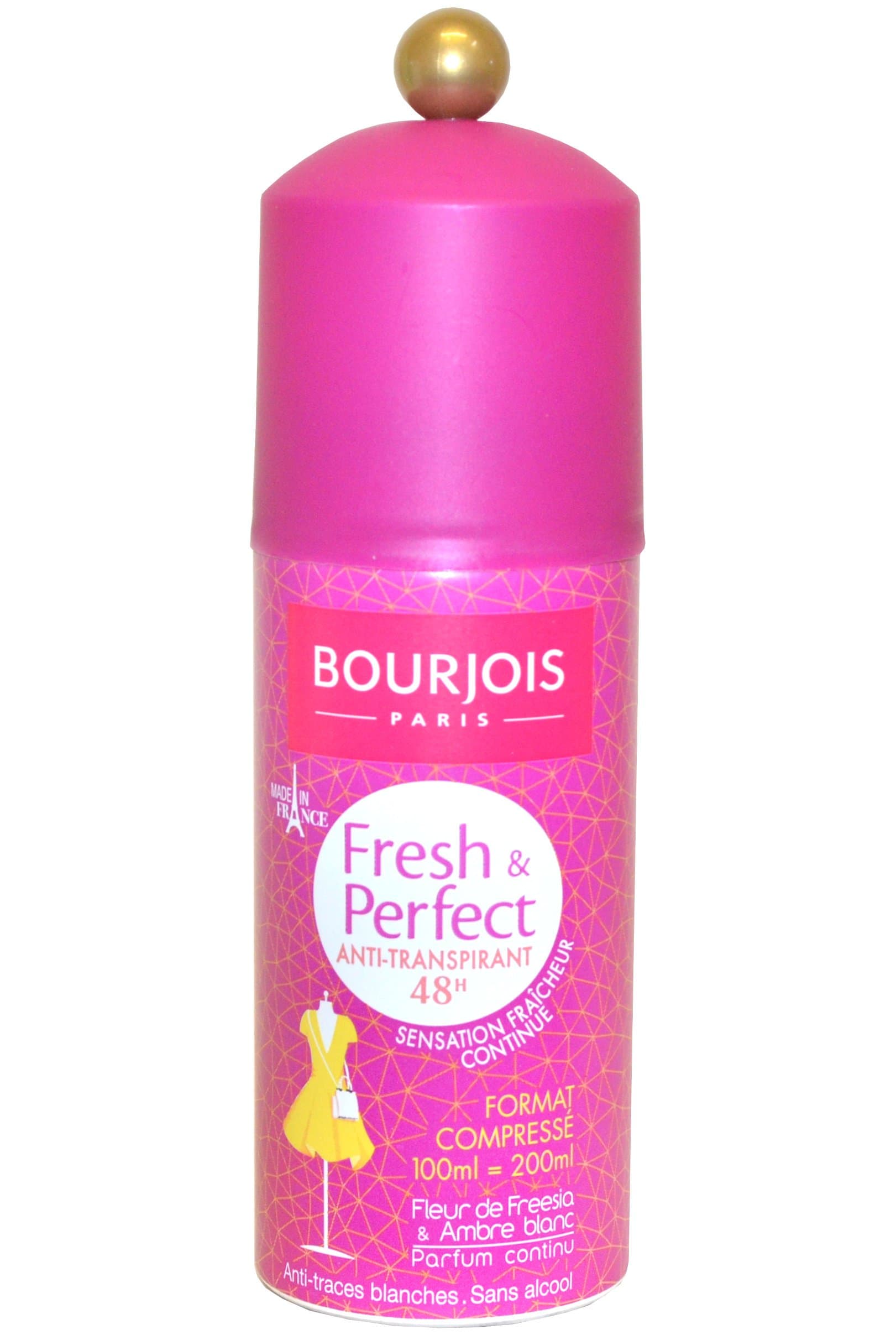 Xịt khử mùi toàn thân BOURJOIS Fresh & Perfect 24h (100ml) - Pháp (Hương nước hoa)