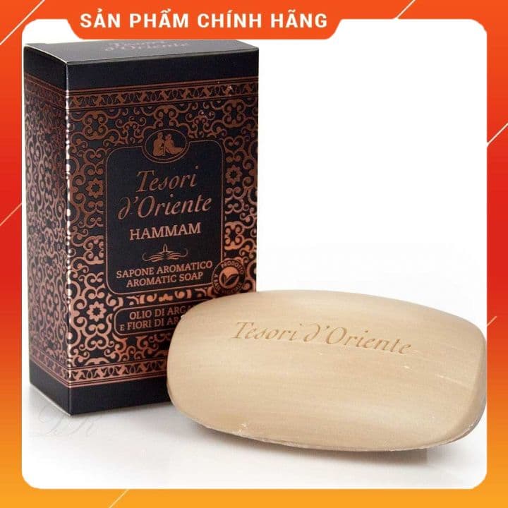 XÀ BÔNG TẮM HƯƠNG NƯỚC HOA TESORI DORIENTE HAMMAM TINH DẦU ARGAN 150G