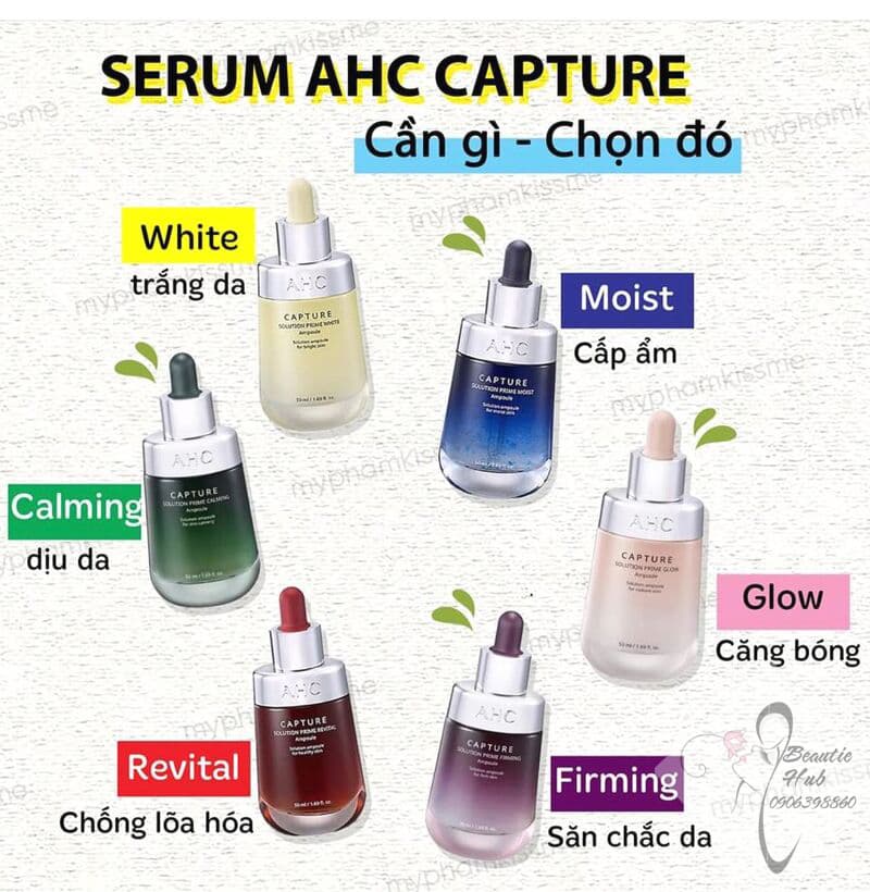 TINH CHẤT AHC CAPTURE SOLUTION PRIME AMPOULE 50ML Hàn Quốc Mẫu mới
