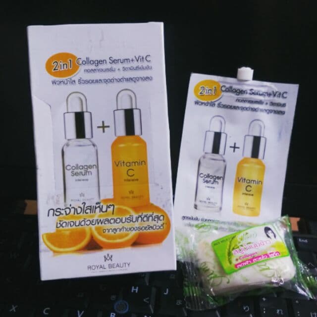 Combo Colagen serum VitC Thái Lan Auth 100%