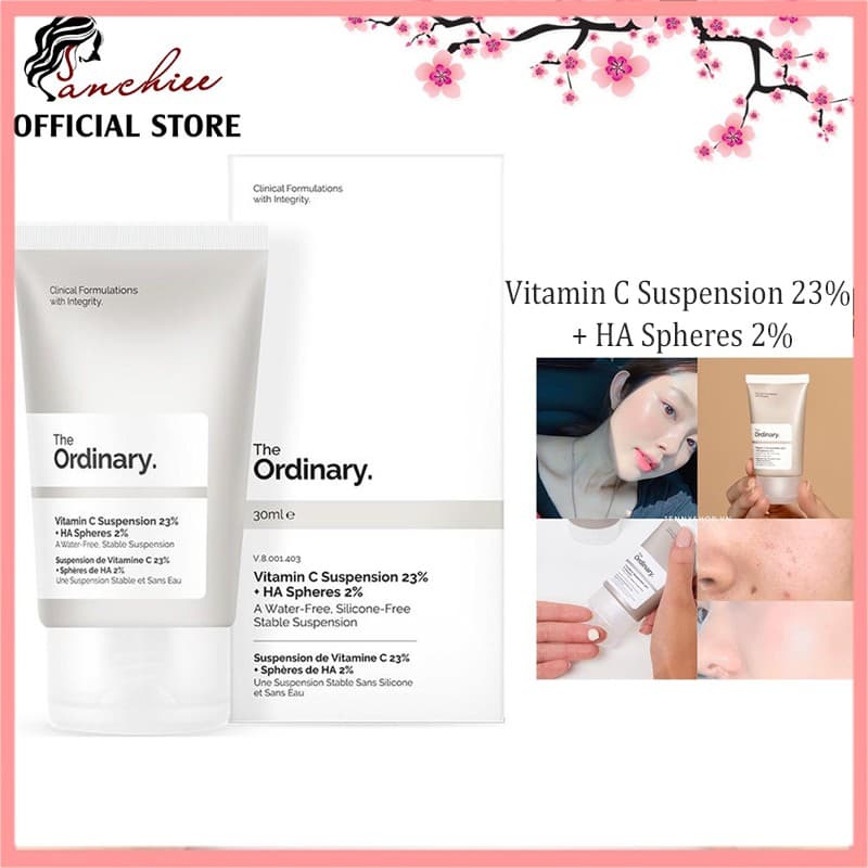 The Ordinary serum làm sáng da đều màu giảm thâm nám hiệu quả Vitamin C Suspension 23% + HA Spheres 2%