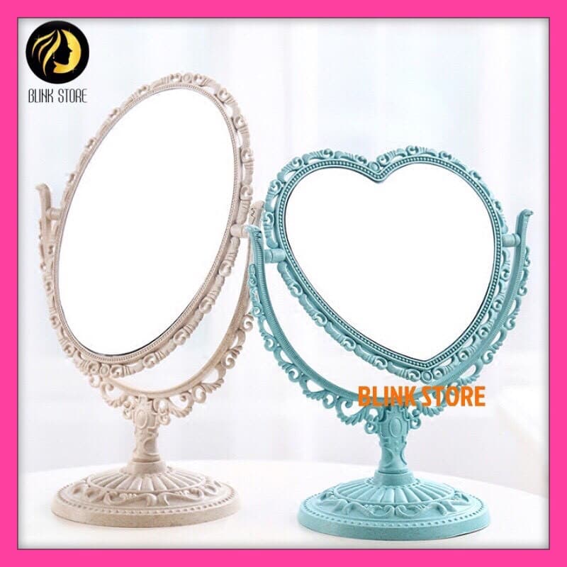 Gương trang điểm để bàn Premium phong cách Bắc Âu sang trọng. Chất liệu cao cấp nhiều màu sắc bắt mắt và tinh tế. Tạo điểm nhấn Cực Chất cho bàn phấn trang điểm.Kích thước 20.5x24cm.