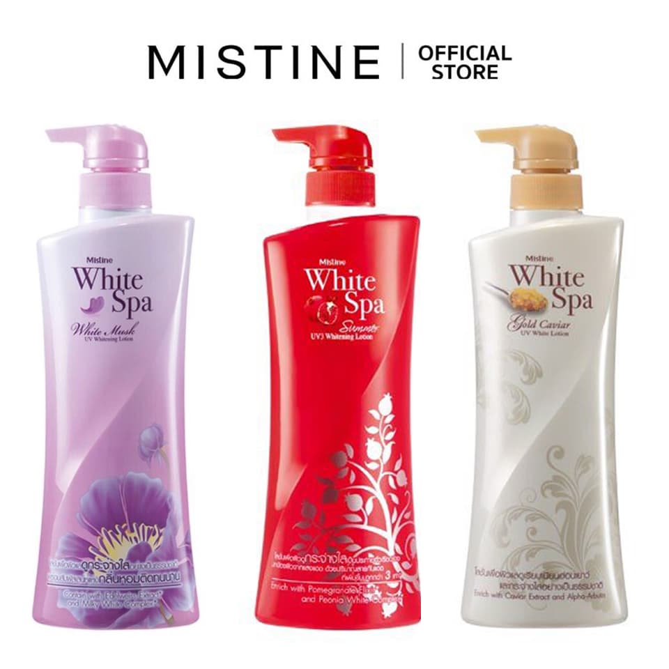 Kem dưỡng da toàn thân Mistine White Spa Lotion 400ml