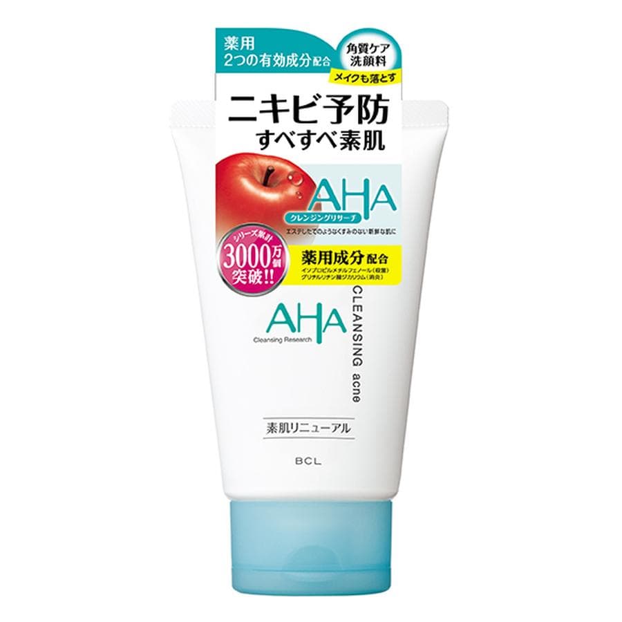 Sữa rửa mặt ngừa mụn AHA Wash Cleansing Acne Nhật Bản (120g)